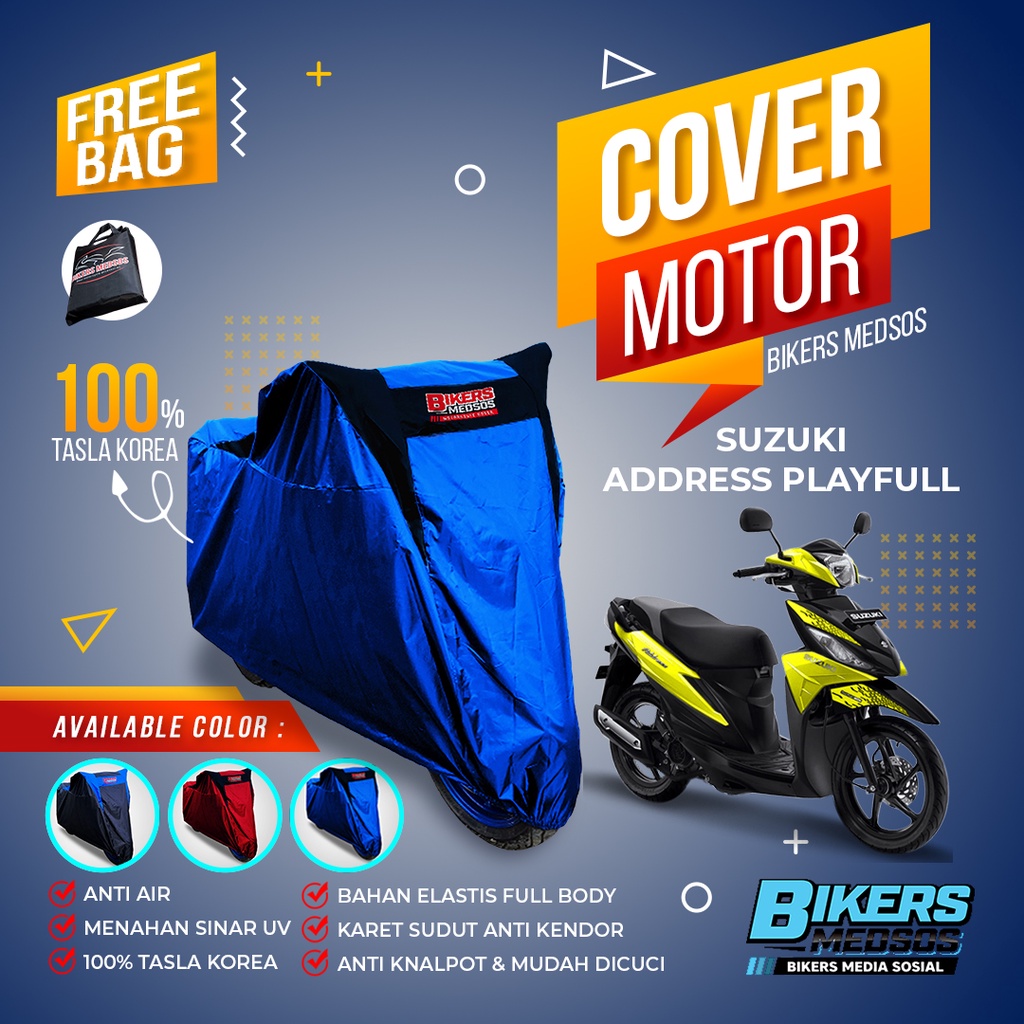 Sarung Motor Suzuki Address Playfull Indoor Outdoor