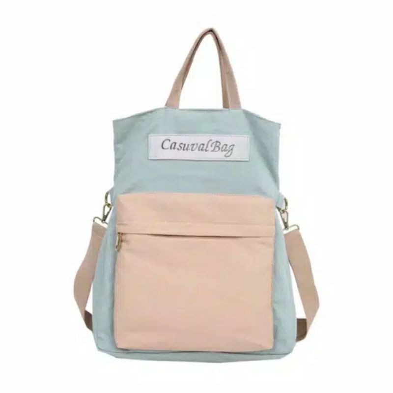 dem_sare / DS1047 - TAS CASUAL 3IN1 Bisa Ransel Selempang Jinjing - Tas Ransel Selempang Handbag