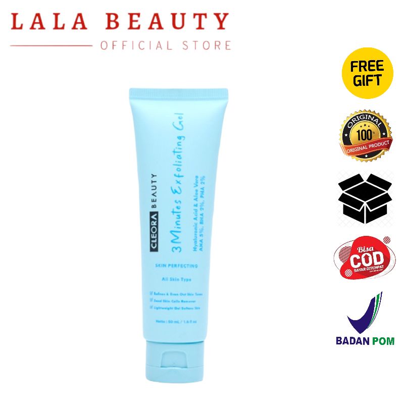 Jual (READY STOK) CLEORA 3 Minutes Exfoliating Gel Shopee Indonesia