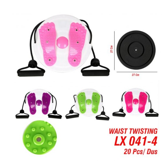 Waist Twisting Dengan Tali Yoga Pelangsing Pinggul Perut Lemak 041-4