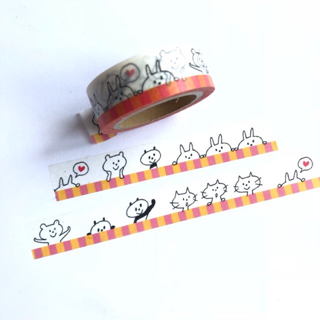 

washi tape papier platz - mizutama animal