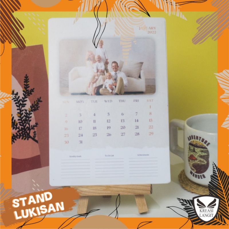 

KALENDER MEJA SATUAN MODEL STAND LUKISAN / DESAIN FAMILY LOVE PASTEL / BISA CUSTOM FOTO DAN TULISAN