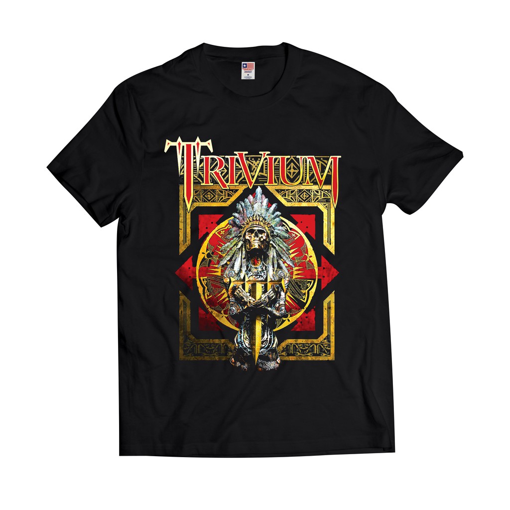 KAOS BAND - TRIVIUM IL APACHE | KAOS VINTAGE | KAOS BOOTLEG | KAOS BAND VINTAGE | T-SHIRT PREMIUM