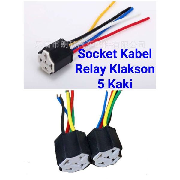 Socket  Relay Keramik + Kabel Socket Kabel Relay Caramic