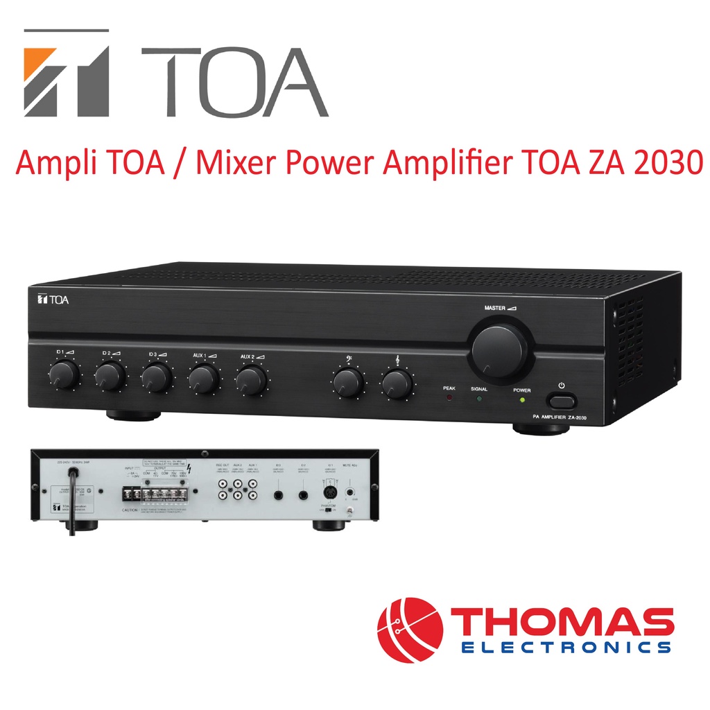 Ampli TOA  Mixer Power Amplifier TOA ZA 2030