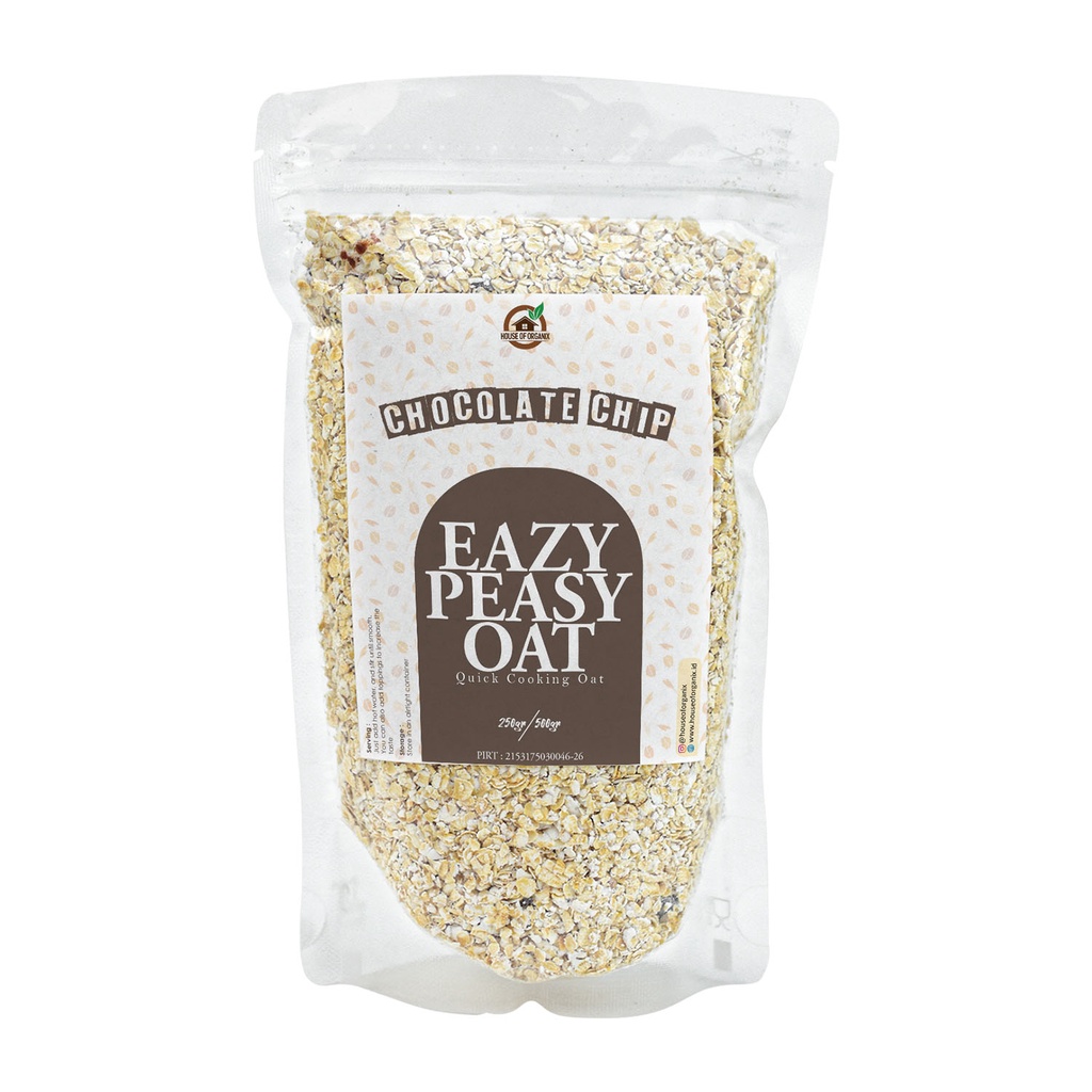 House Of Organix Eazy Peasy Oat Chocolate Chip