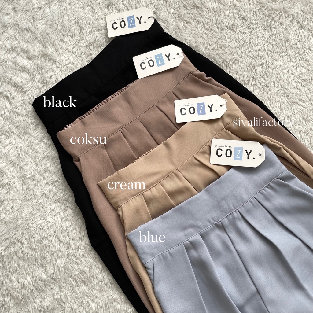 SIVALI Gemma Pants - Celana Kantor Anti Kusut - Celana Kerja Wanita Office Pencil Pants