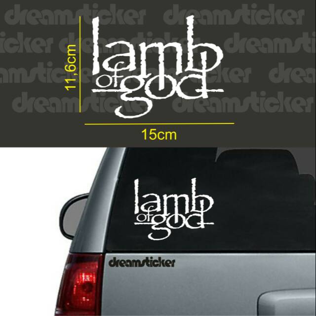 

Sticker Stiker Musik Band Lamb of God