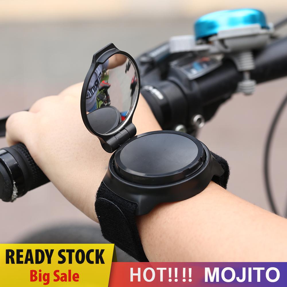 Kaca Spion Pergelangan Tangan Rotasi 360 Derajat Untuk Sepeda Mtb