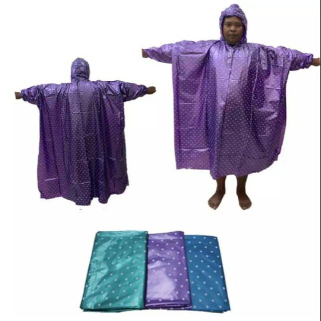 JAS HUJAN PONCHO/PRIA WANITA DEWASA