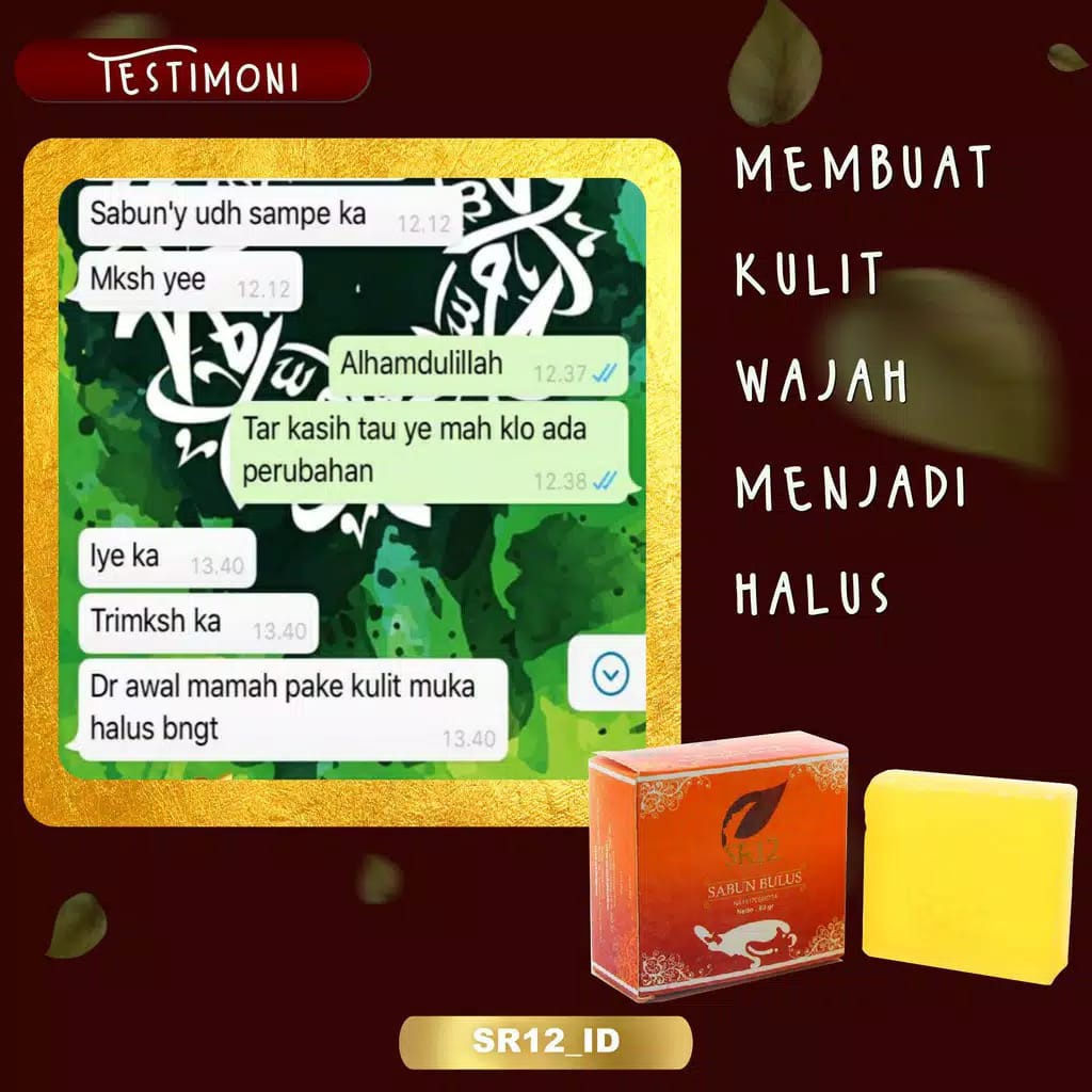 SABUN BULUS SR12 / SABUN BULUS HERBAL / HERBAL SOAP BULUS