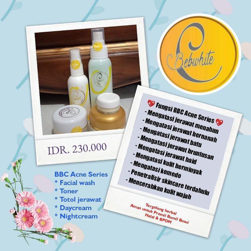 bebwhite C (Paket Acne Bebwhite C)