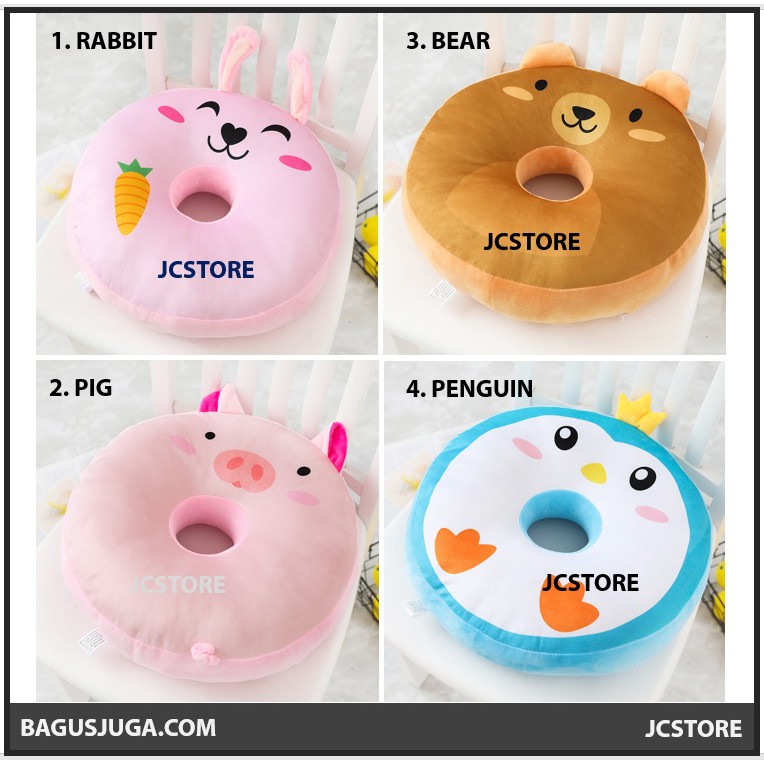 BANTAL BONEKA BANTAL DONUT BANTAL SANDARAN KURSI MINISO BANTAL HADIAH BANTAL MINISO BANTAL BULAT
