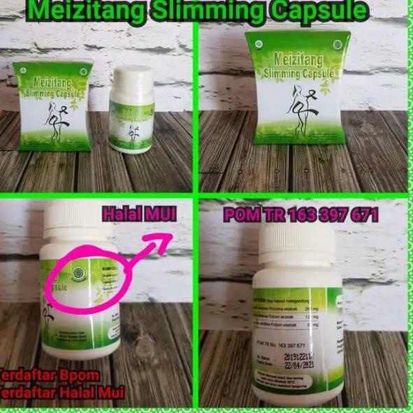 [KODE 8MWK7] KEMASAN BARU Meizitang slimming capsule - meizitag kapsul pelangsing original BPOM