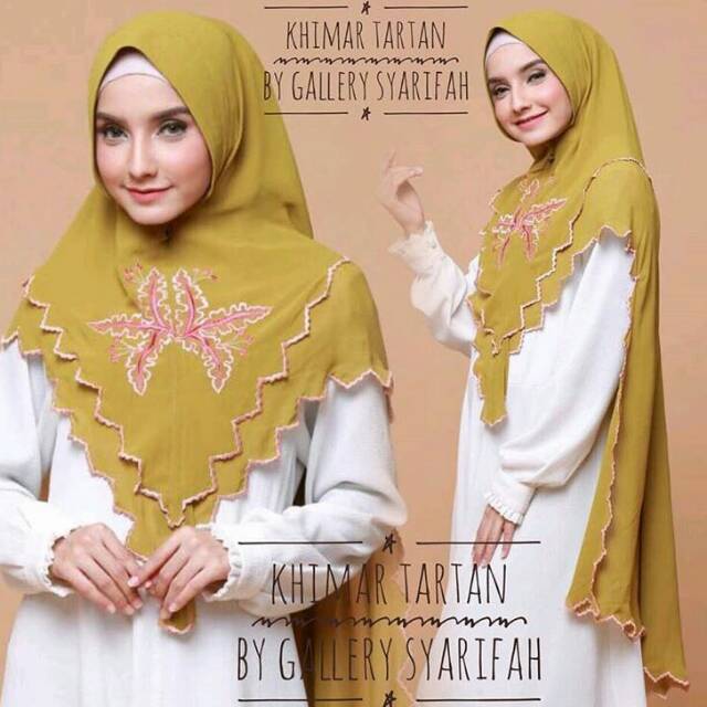 Khimar Tartan by Gallery Syarifah