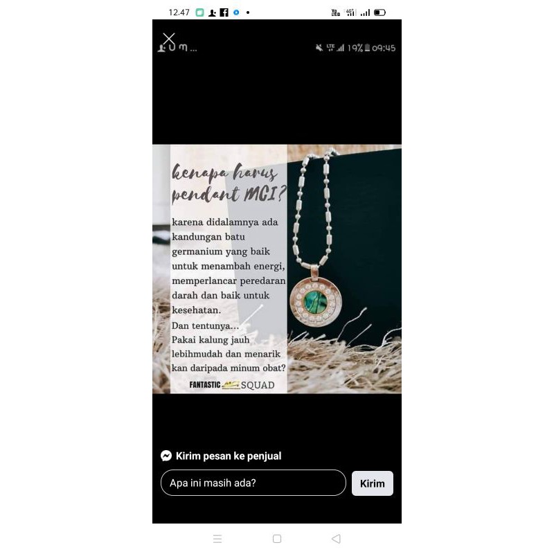 Kalung lsw2 Shell MCI