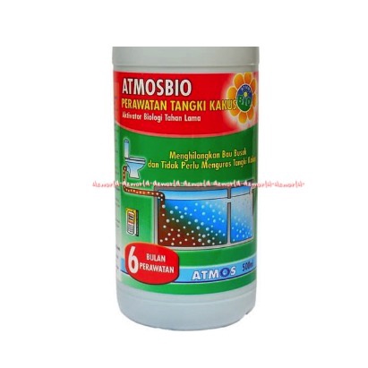 Atmosbio Septic Tank Mampet Tangki Kakus 500ml untuk merawat septik tank agar tidak berbau busuk Atmos Bio Septip Tang Atmossbio