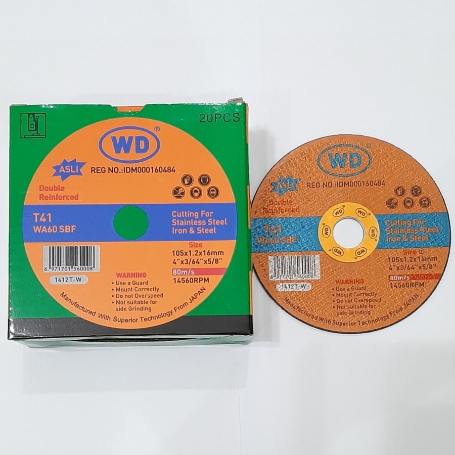 BATU GURINDA POTONG WD/ BATU POTONG WD/ BATU POTONG BESI/BATU 4x1.2