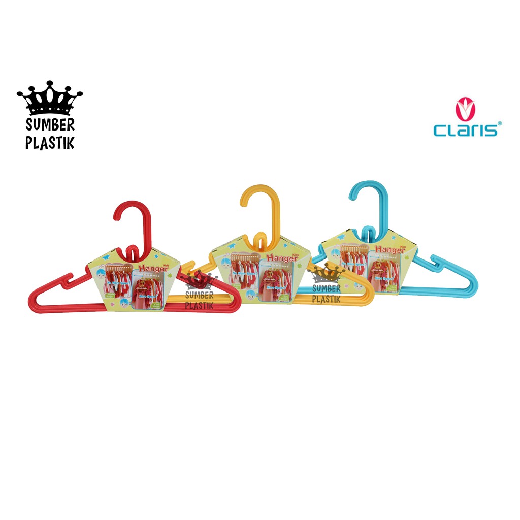 Gantungan Baju Anak Kids Hanger Claris 1 Set ( 6Pcs ) 0150-6