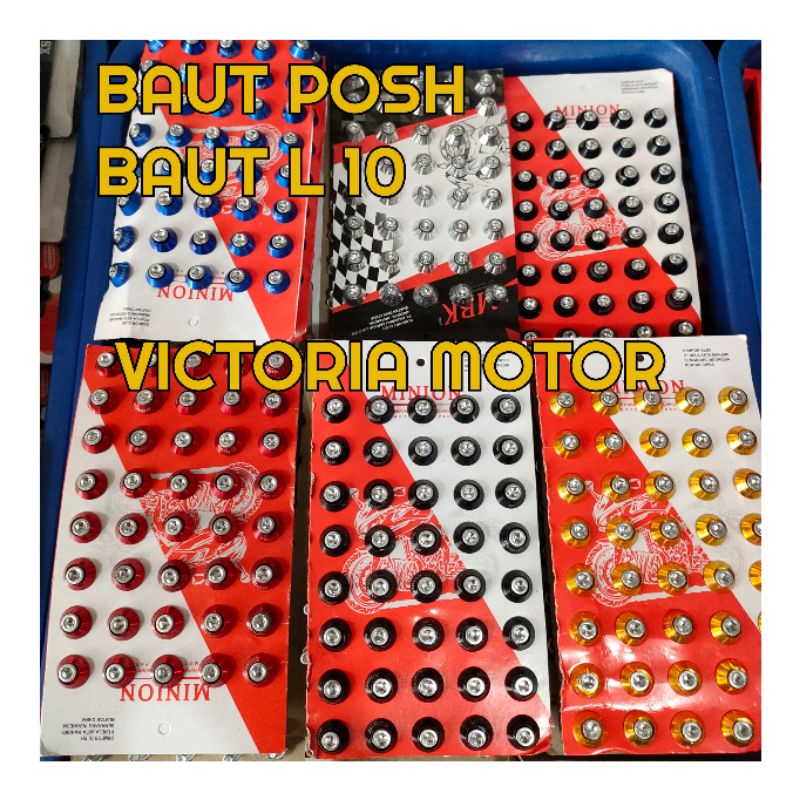 BAUT 10 L BAUT POSH UKURAN 10 WARNA