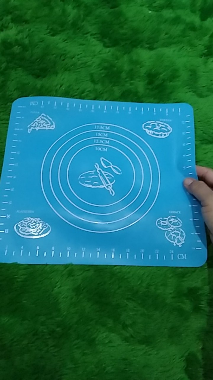 [bayar Di Tempat]silpat Silikon / Non Stick Silpat Silicone Baking Mat With Measurement Macaroon