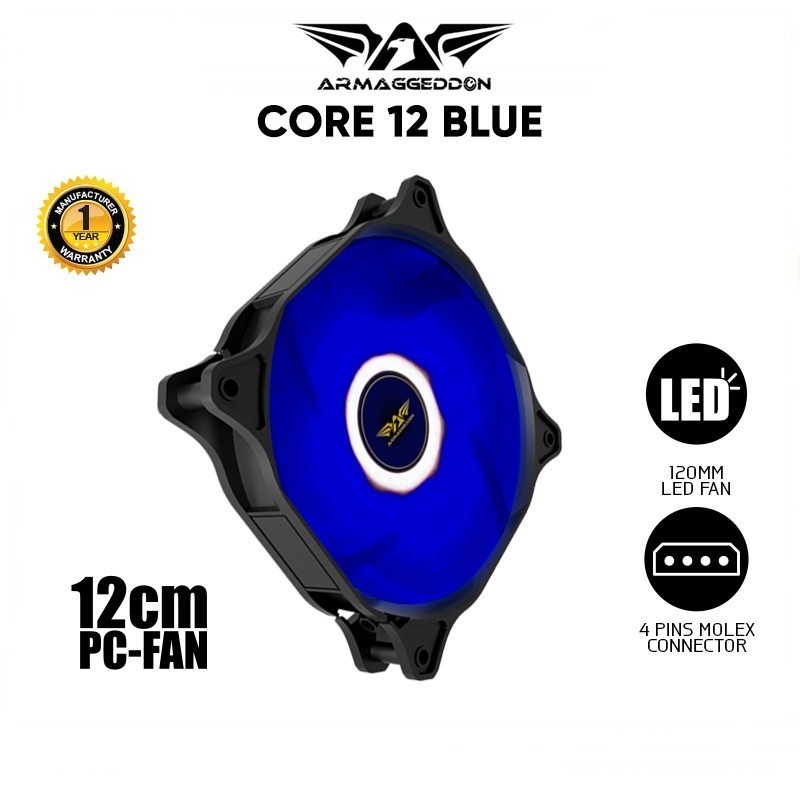 &quot;Fan Armaggeddon CORE 12 120mm - Armaggeddon CORE-12 12cm Fan PC - RED&quot;