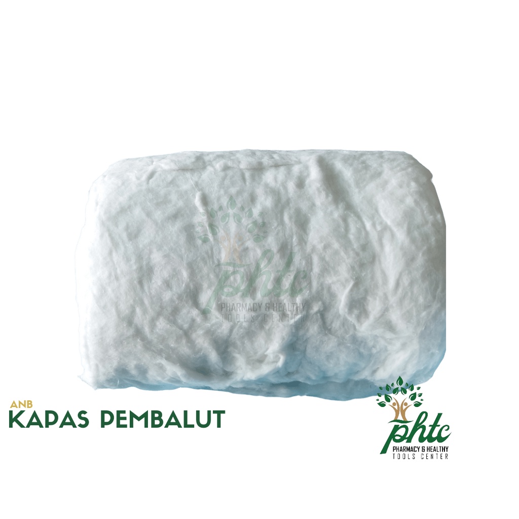 ANB Ekonomis Kapas 250Gr l Kapas Jenazah, Kapas Penyaring Air Serbaguna 250 gram l Kapas Pembalut ANB 250 Gr