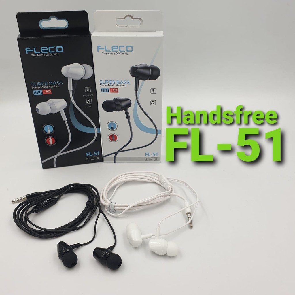 PROMO HANDSFREE FLECO FL 51/ EARPHONE FLECO FL 51 SUPER BASS