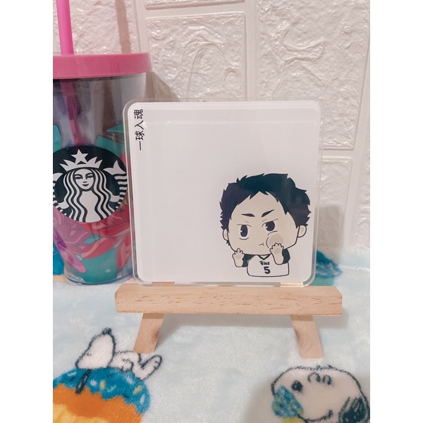 Haikyuu coaster/tatakan gelas/botol