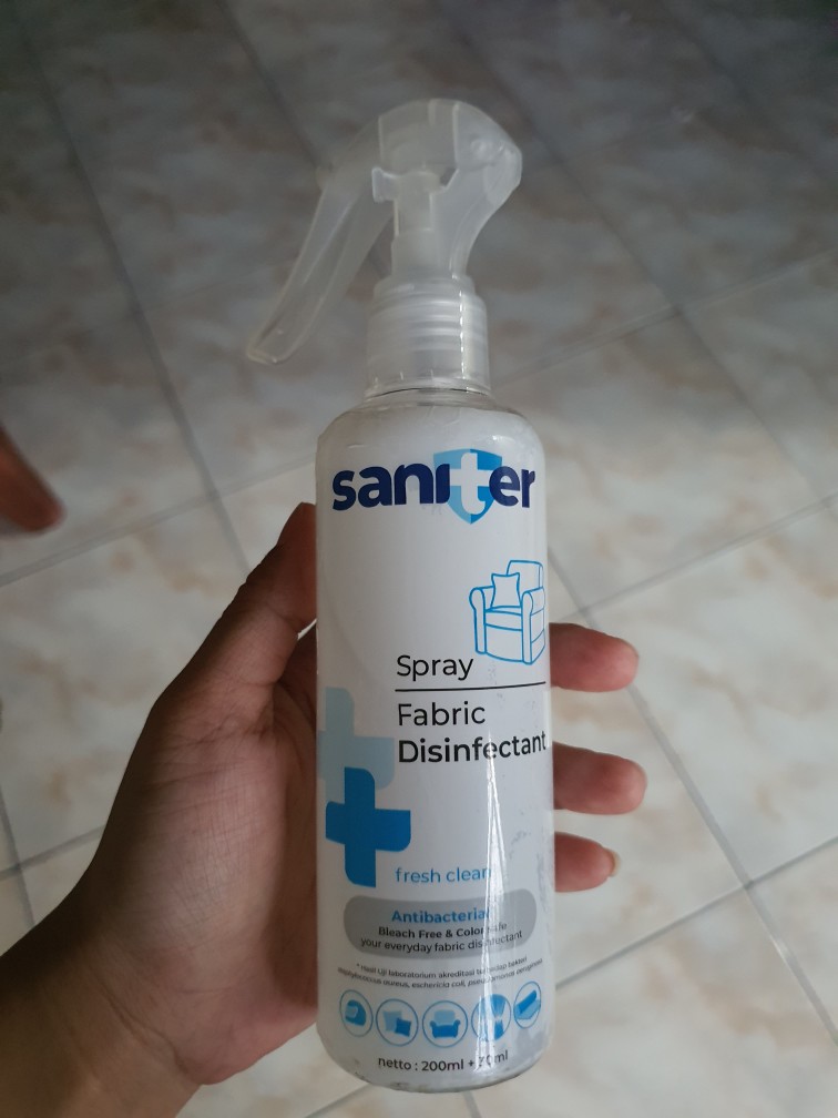 Saniter Fabric Disinfectant Spray Bottle 200ml + 30ml