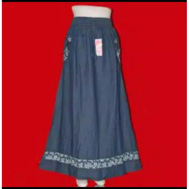 Rok levis panjang motif terlaris