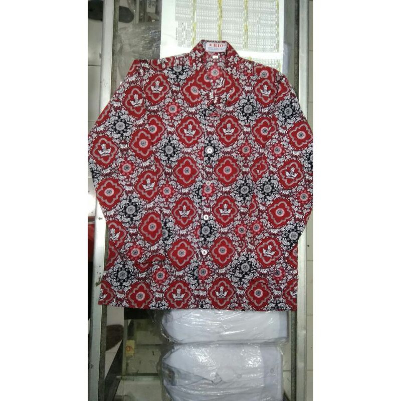 BATIK SERAGAM SD / BATIK SD NASIONAL / SERAGAM BATIK SD /SERAGAM SEKOLAH BATIK SD PANJANG