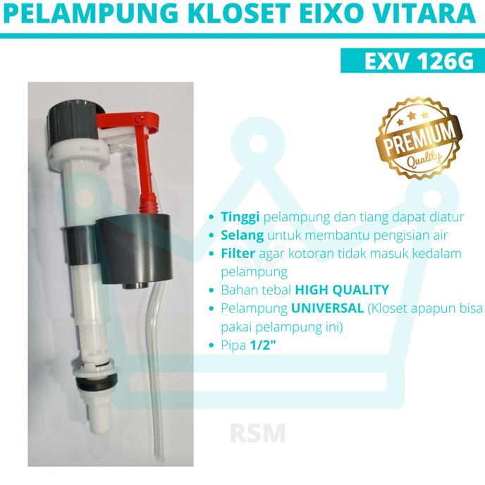 Pelampung Kloset Eixo Vitara Alat Closet Fill Valve Toto Amstad Toilet