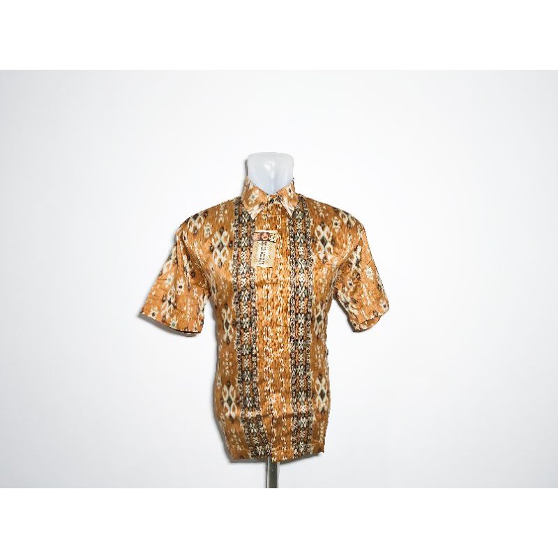 baju hem batik semi sutra halus