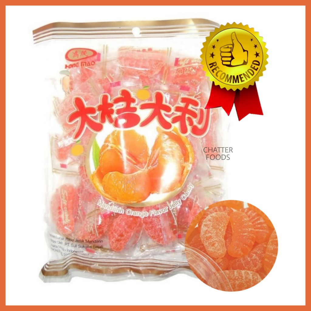 Permen Jelly Jeruk Mandarin / Permen Jeli Jeruk Mandarin 216gr / Orange Jelly Candy