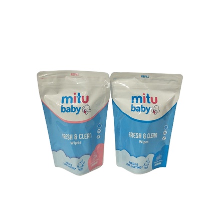 MITU BABY WIPES 60 SHEETS REFILL/centraltrenggalek