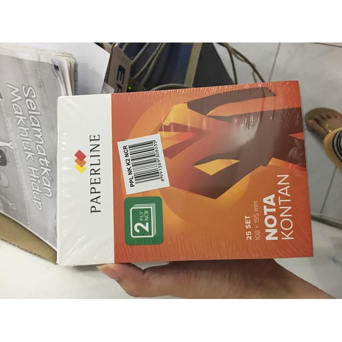 

Ready Stok Nota Kontan 2PLY Kecil PAPERLINE Limited