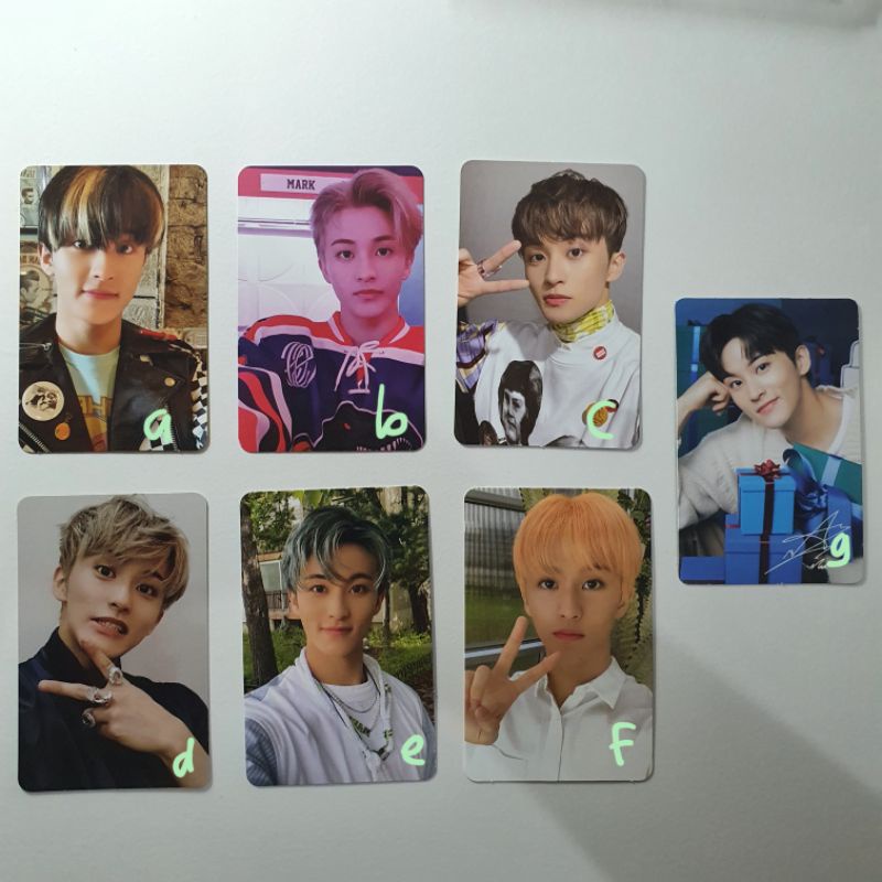 nct mark lee kuaci, past, nature republic pc photocard