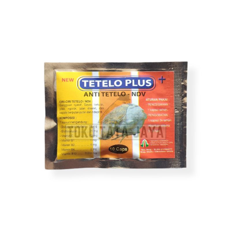 Tetelo Plus Obat Ayam Tetelo - 10 Kapsul