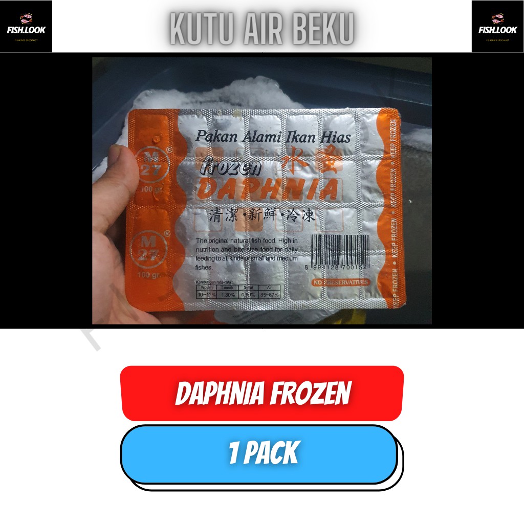 Kutu Air Beku - Frozen Daphnia GOSEND / GRAB ONLY