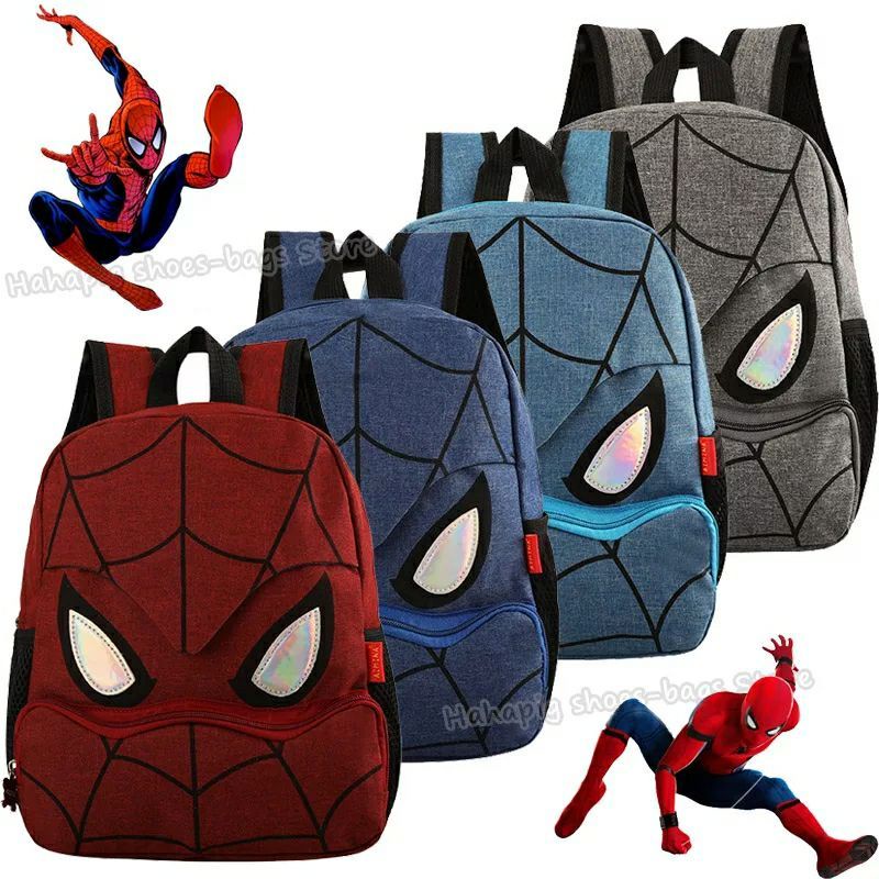 TAS SEKOLAH TK SD SPIDERMAN TAS MINI TAS ANAK LAKI-LAKI SPIDERMAN TAS RANSEL