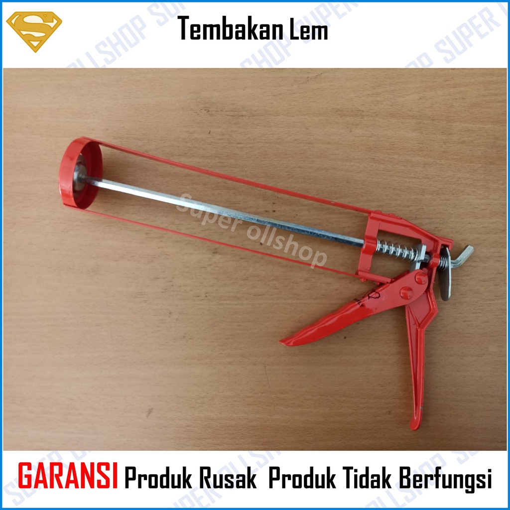 Tembakan Lem Kaca Tulang / Al;at Tembakan Lem Tembak Sealant Silen Silikon Silicone Silicont Kaca Aquarium Murah