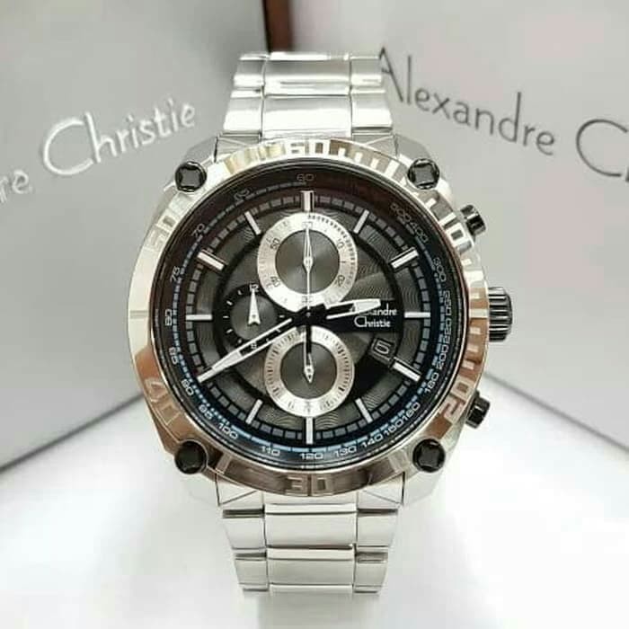 ORIGINAL Jam Tangan Pria Alexandre Christie AC 6483 / AC6483 Garansi 1 Tahun