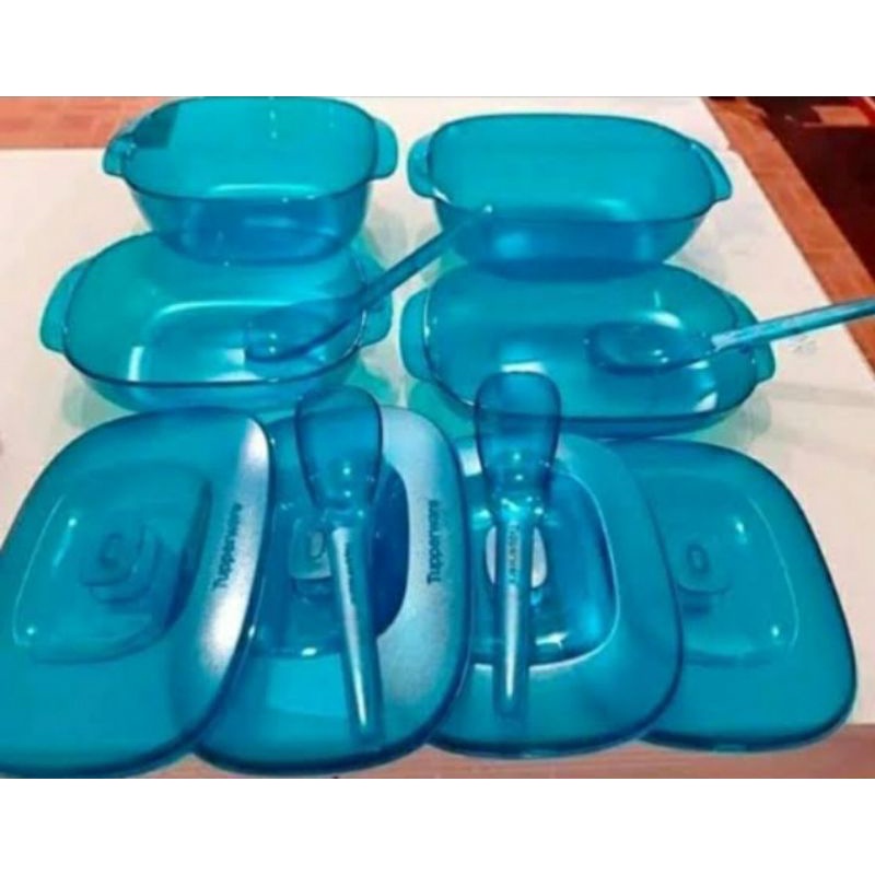 crystaline set TUP-PER-WARE ready PEACH