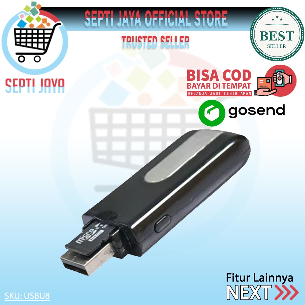 RK SPY MINI USB DVR SPYCAM KAMERA U8 U Disk Camera / USB Camera Spycam / Camera Hidden Usb Spy cam /