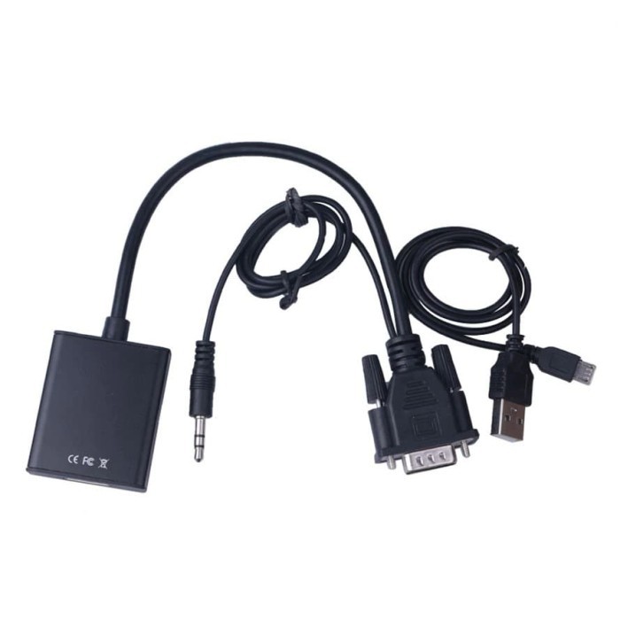 VGA TO HDMI CONVERTER VGA AUDIO INPUT TO HDMI OUTPUT 1080P CABLE H013