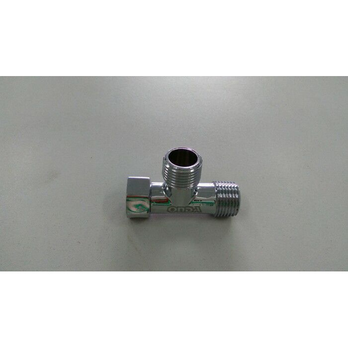 PERTUKANGAN LEDENG TEE CHROME/STOP KRAN CABANG 3 MXF ONDA