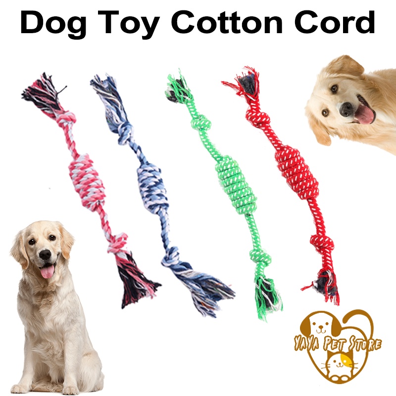 【Yayapet】Tali Gigit Mainan Anjing dan Kucing Dog Toy Rope - Mainan Kunyah