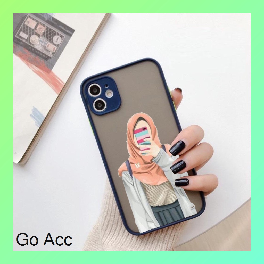 Softcase Hijab AA07 for Infinix Hot 8 9 10 10s 10t 11 11s NFC 12 12i Play Note 7 Lite Pro Smart 4 5 6 6+ HD 5G