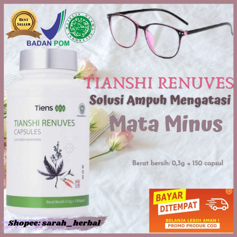 Renuves Tiens | solusi Mata Minus Tiens | Obat Mata Minus & Silinder | Mengurangi Mata Minus